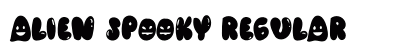 Alien Spooky Regular Font Preview