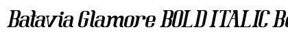 Batavia Glamore BOLD ITALIC Bold Italic preview