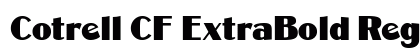Cotrell CF ExtraBold Regular preview
