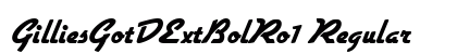 GilliesGotDExtBolRo1 Regular font free download