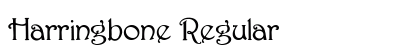 Harringbone Regular Font Preview