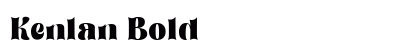 Kenlan Bold preview
