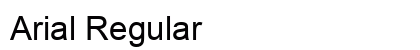 Arial Regular font free download