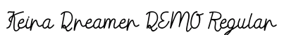 Keira Dreamer DEMO Regular Font Preview