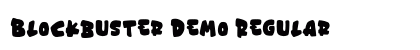 Blockbuster Demo Regular Font Preview