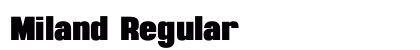 Miland Regular preview