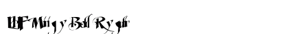 LHF Mirage Bold Regular Font Preview