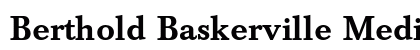 Berthold Baskerville Medium preview