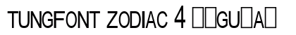 tungfont zodiac 4 Regular preview