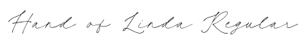 Hand of Linda Regular Font Hand of Linda Regular Font Preview
