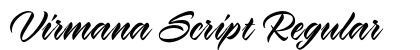 Virmana Script Regular preview