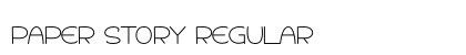 Paper Story Regular (OpenType) Font Preview Paper Story Regular (OpenType) Font Preview