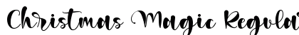 Christmas Magic Regular Font Preview