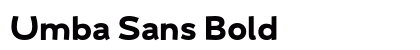 Umba Sans Bold preview