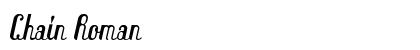 Chain Roman Font Preview
