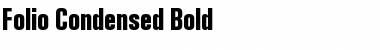 Folio-Condensed Font