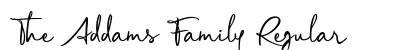 The Addams Family Regular Font Preview