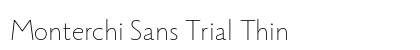 Monterchi Sans Trial Thin Preview