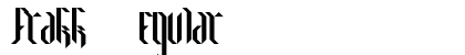 frakk Regular preview