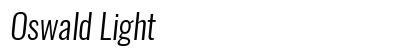 Oswald Light font free download