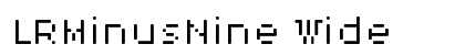 LRMinusNine Wide preview