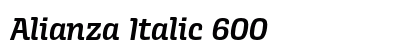 Alianza Italic 600 preview