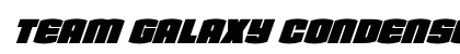 Team Galaxy Condensed SuperIta Regular Font Team Galaxy Condensed SuperIta Regular Font Preview