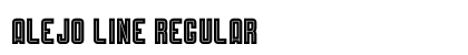 Alejo Line Regular Font Preview