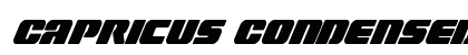 Capricus Condensed Condensed preview
