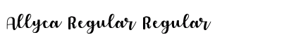 Allyca Regular Regular preview