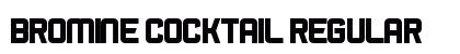 Bromine Cocktail Regular Font Preview