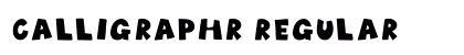 Calligraphr Regular Font Preview
