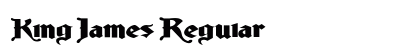 King James Regular Font Preview