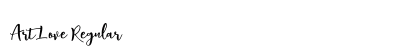 ArtLove Regular Font Preview