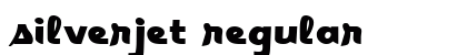 Silverjet Regular Font Preview