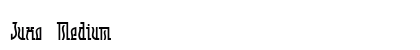 Juxo Medium Font Preview
