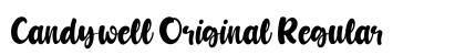 Candywell Original Regular Font Preview