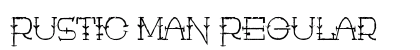 Rustic Man Regular Font Preview