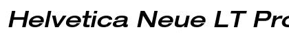 Helvetica Neue LT Pro 63 Medium Extended Oblique font free download