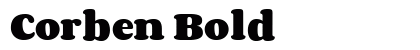 Corben Bold preview