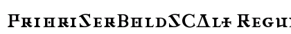 PrioriSerBoldSCAlt Regular font free download