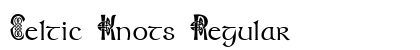 Celtic Knots Regular Font Preview