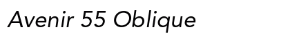 Avenir 55 Oblique preview