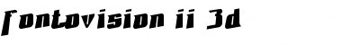 Fontovision II 3D Font