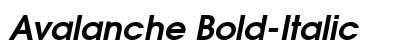Avalanche Bold-Italic preview