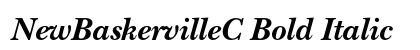 NewBaskervilleC Bold Italic Font NewBaskervilleC Bold Italic Font Preview