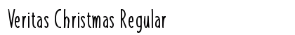 Veritas Christmas Regular Font Preview