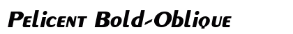 Pelicent Bold-Oblique preview Pelicent Bold-Oblique preview