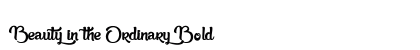 Beauty in the Ordinary Bold preview