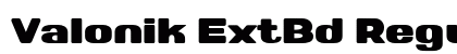 Valonik ExtBd Regular preview